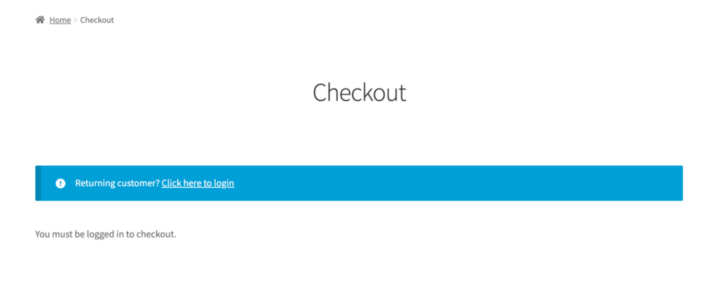 disable guest checkout woocommerce
