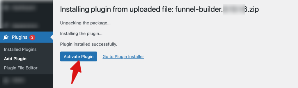 activate funnelkit plugin free