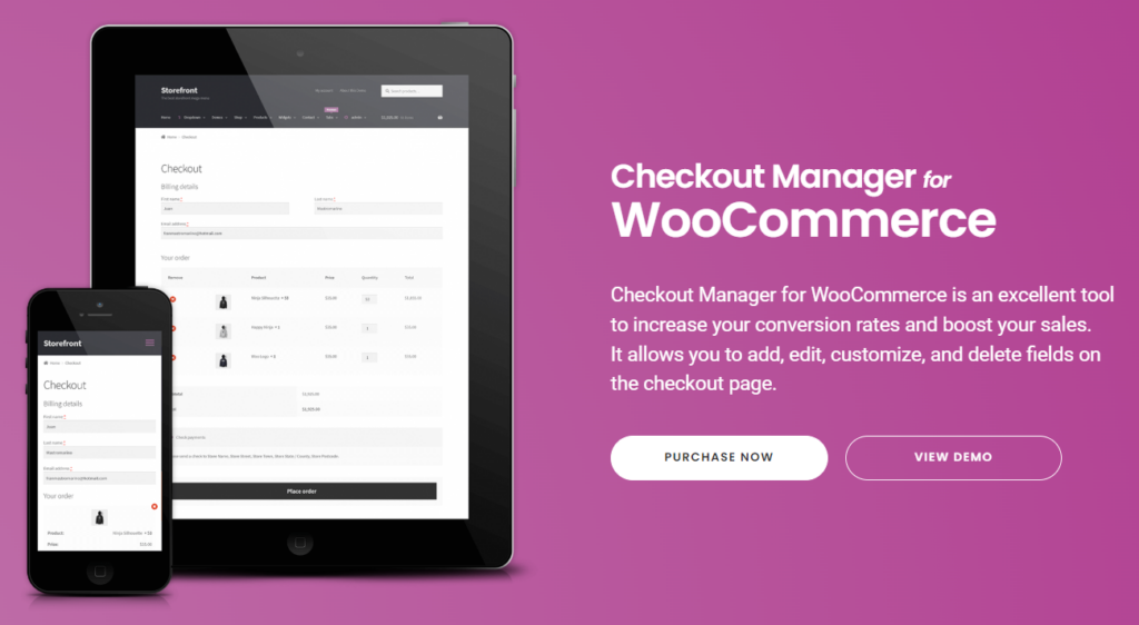 Checkout Manager for WooCommerce by quadlayers