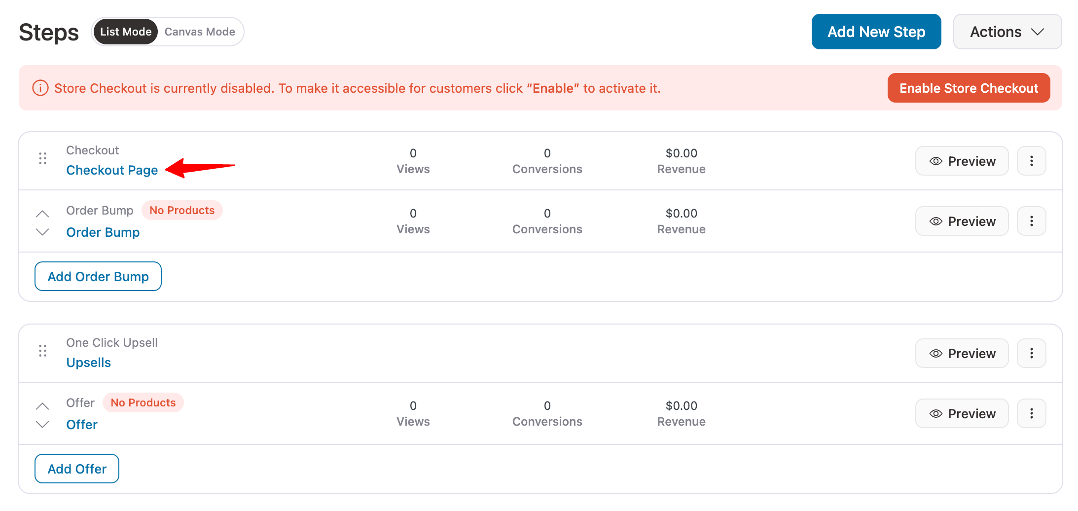 customize checkout