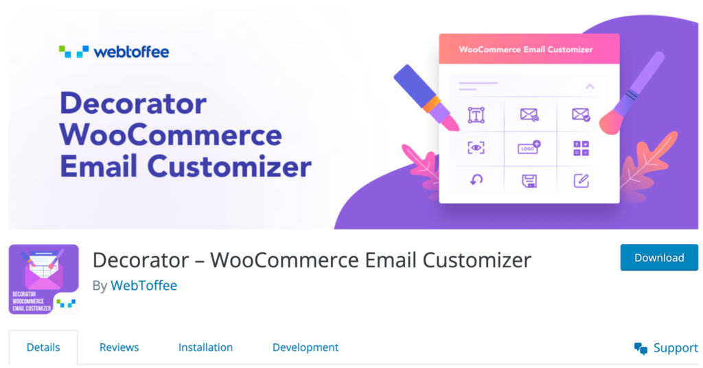 decorator email customizer for woocomemrce