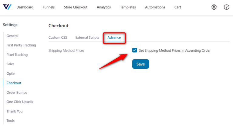 Global Settings (Checkout Pages) - FunnelKit