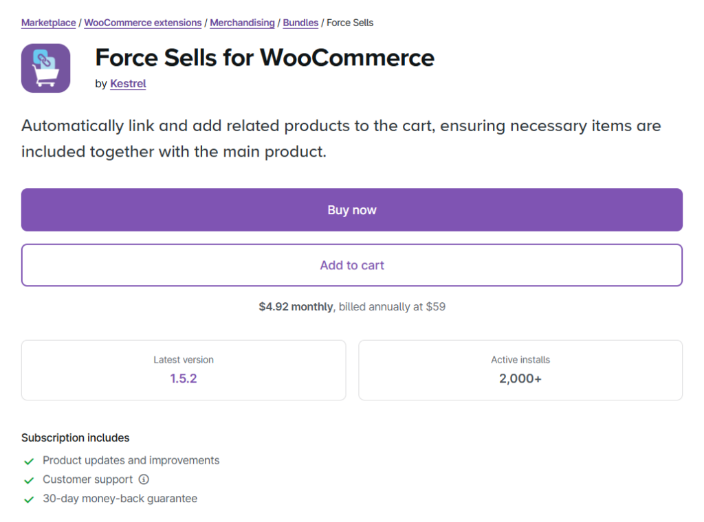 force sells for woocommerce plugin