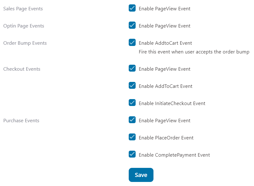 Funnel-based event tracking for Pinterest pixels