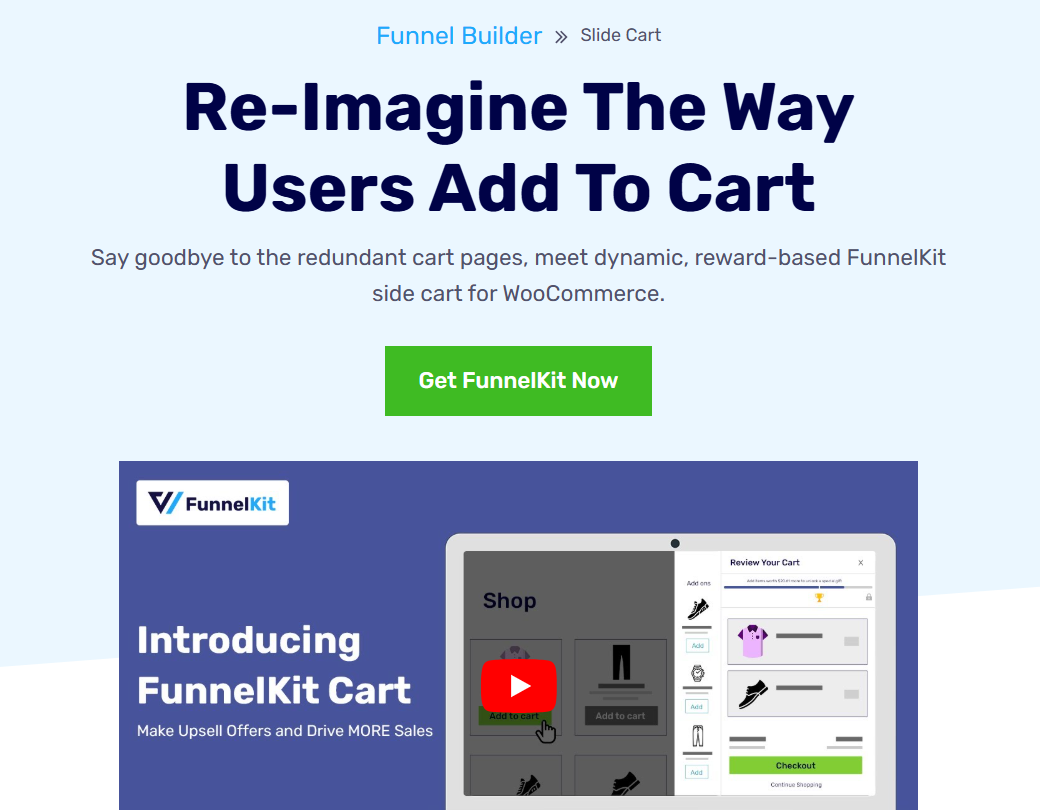 FunnelKit cart for woocommerce plugin