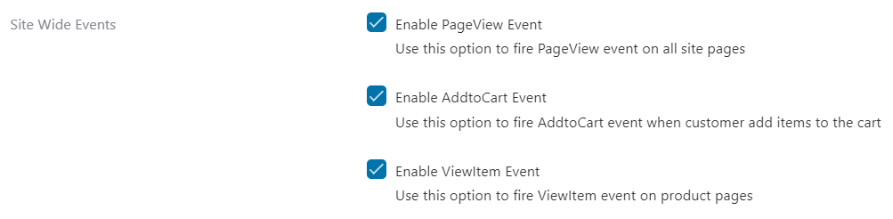 Google ads site-wide events
