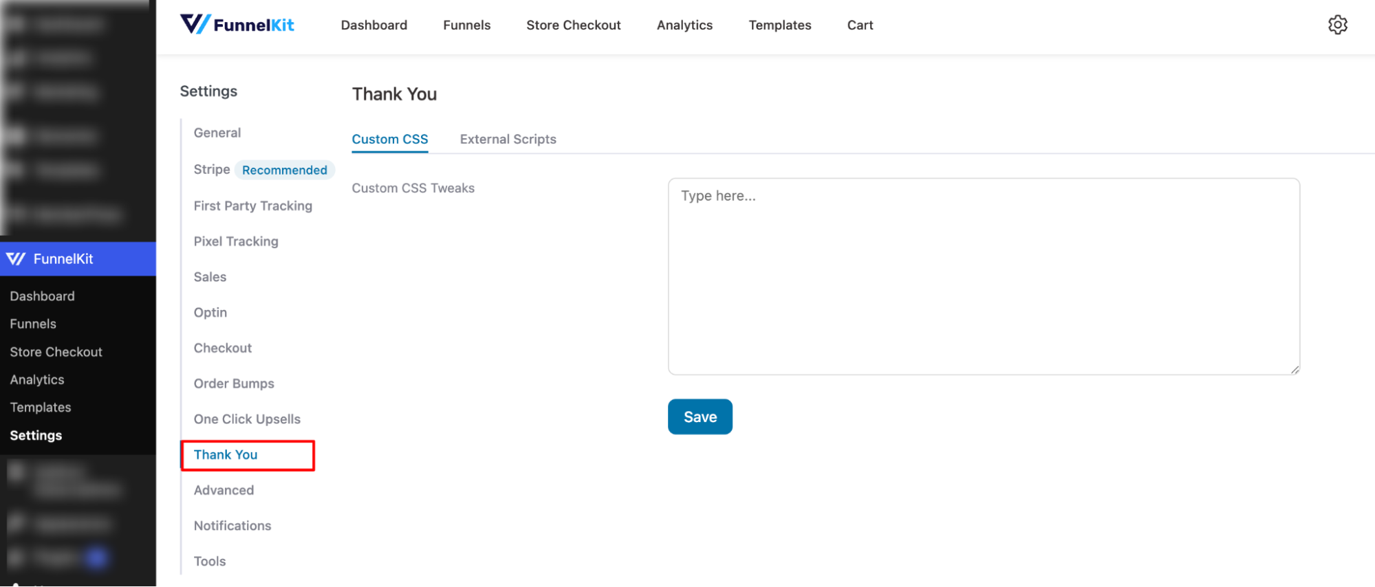 Creating brand-friendly thank you pages is easy in FunnelKit. All you have to do is trust your ability and follow the thank you page settings here.