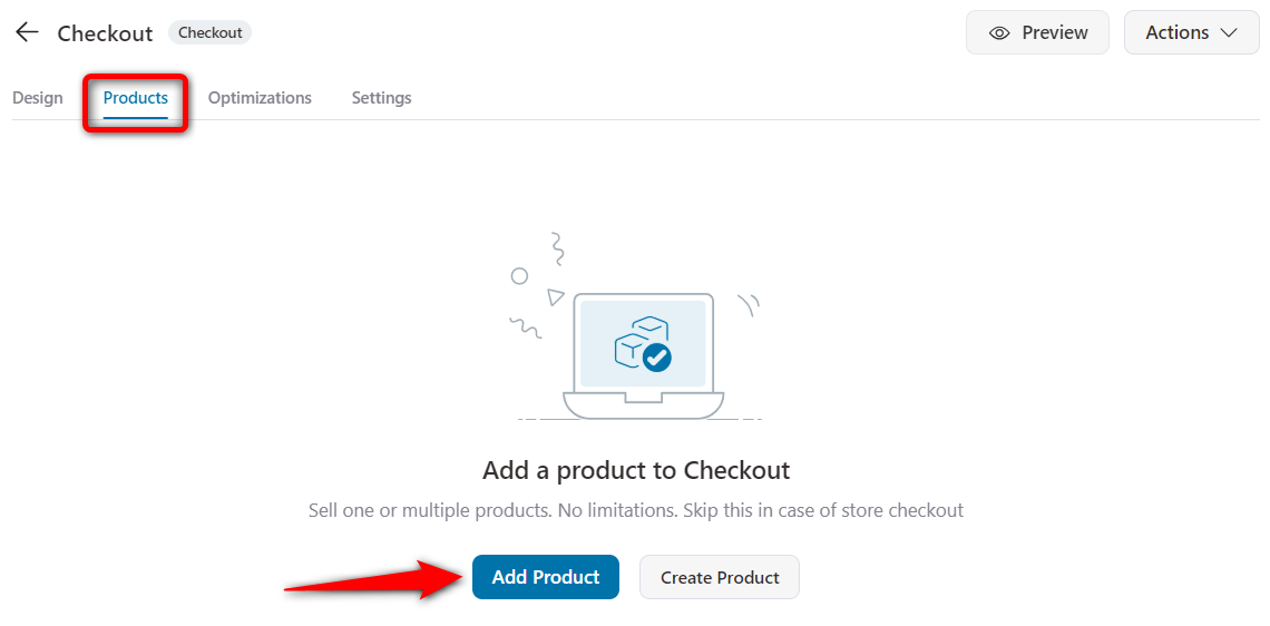 Hit the 'Add Product' button to add items to the woocommerce order form