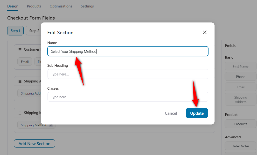 How to Customize Checkout Fields Based on Shipping Methods