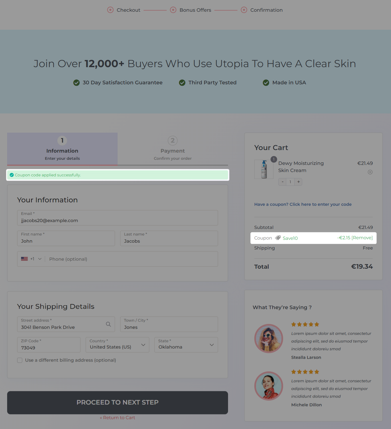 how to test woocommerce checkout - automatically apply coupons on the checkout page to encourage shoppers to purchase more