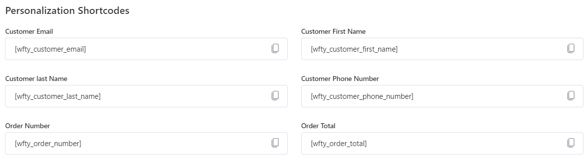 WooCommerce order received shortcode