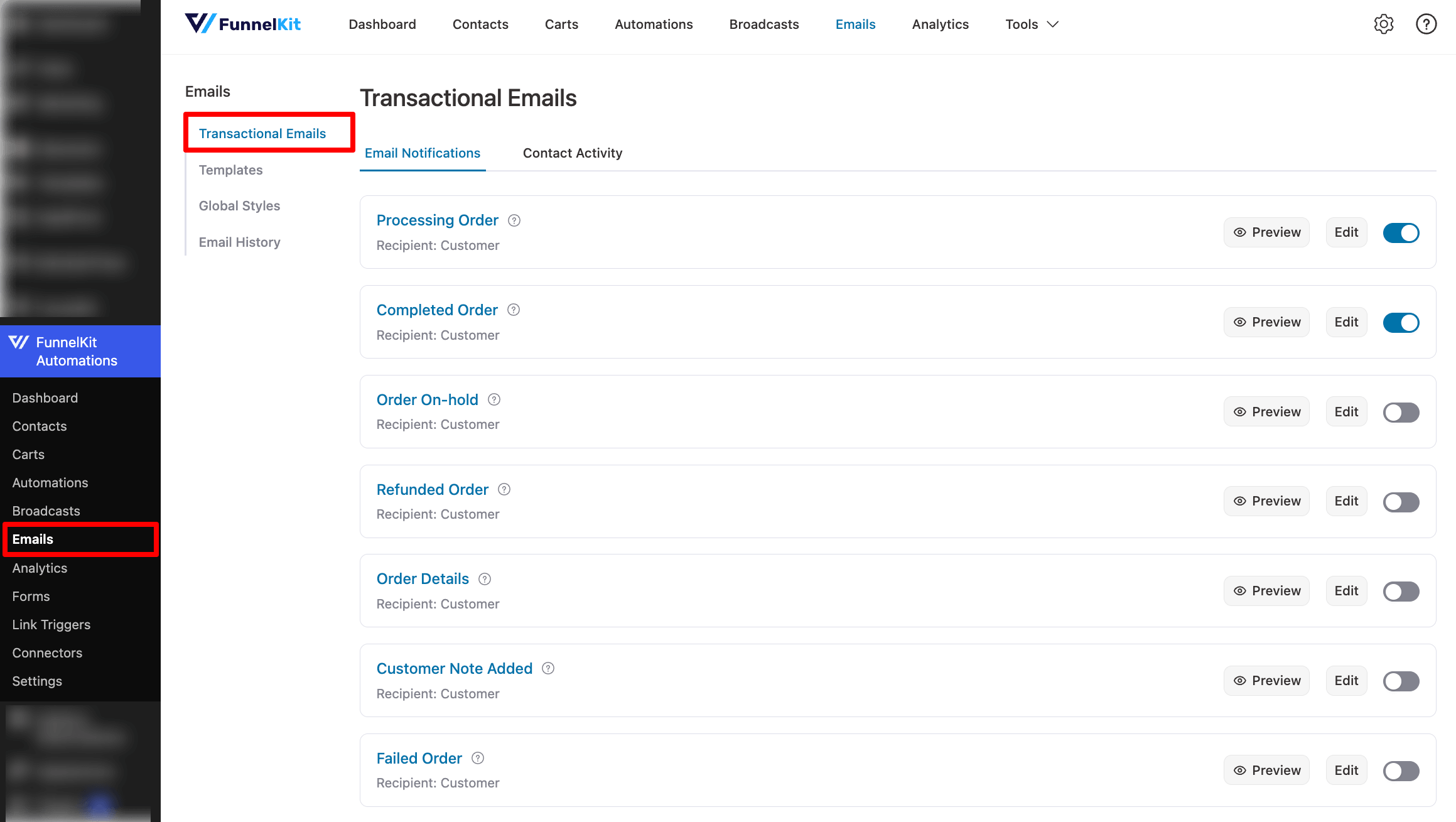 Go to the new registration email of FunnelKit Automations
