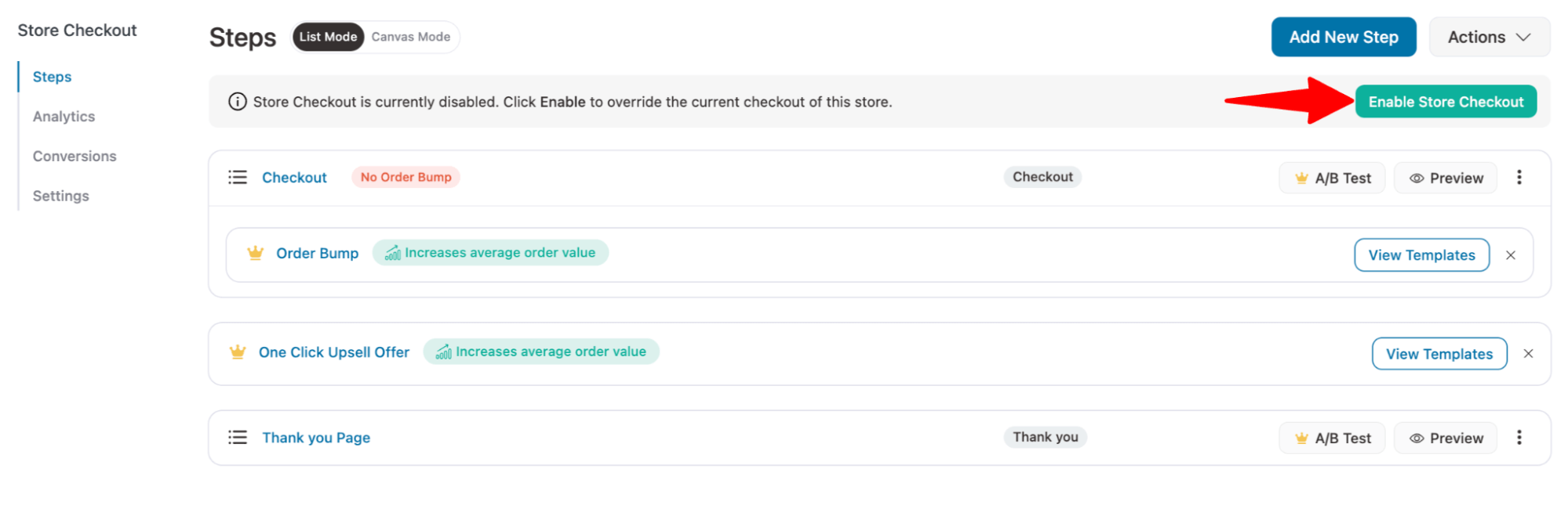 enable store checkout to allow checkout coupon autoapply