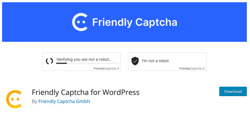 friendly captcha for wordpress