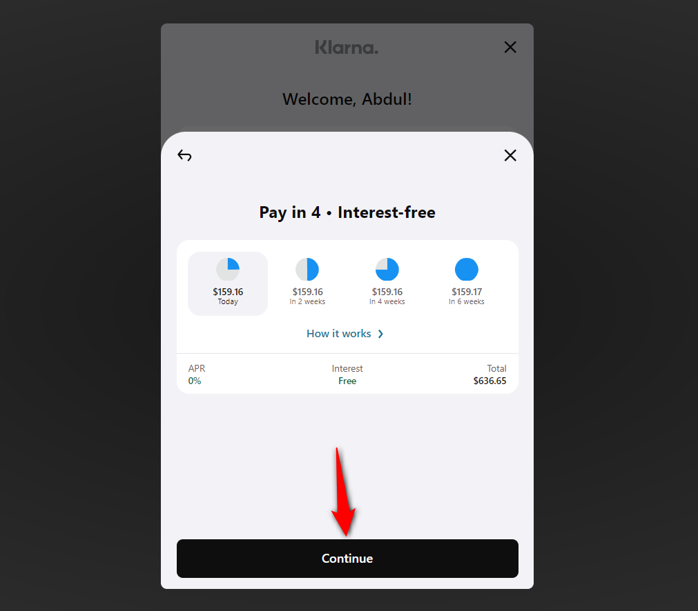 Find out amount you need to pay each month 