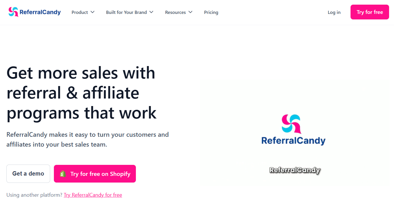 ReferralCandy - woocommerce affiliate plugin
