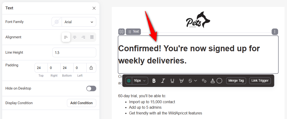 Add headings and customize the way you want on your woocommerce subscription emails