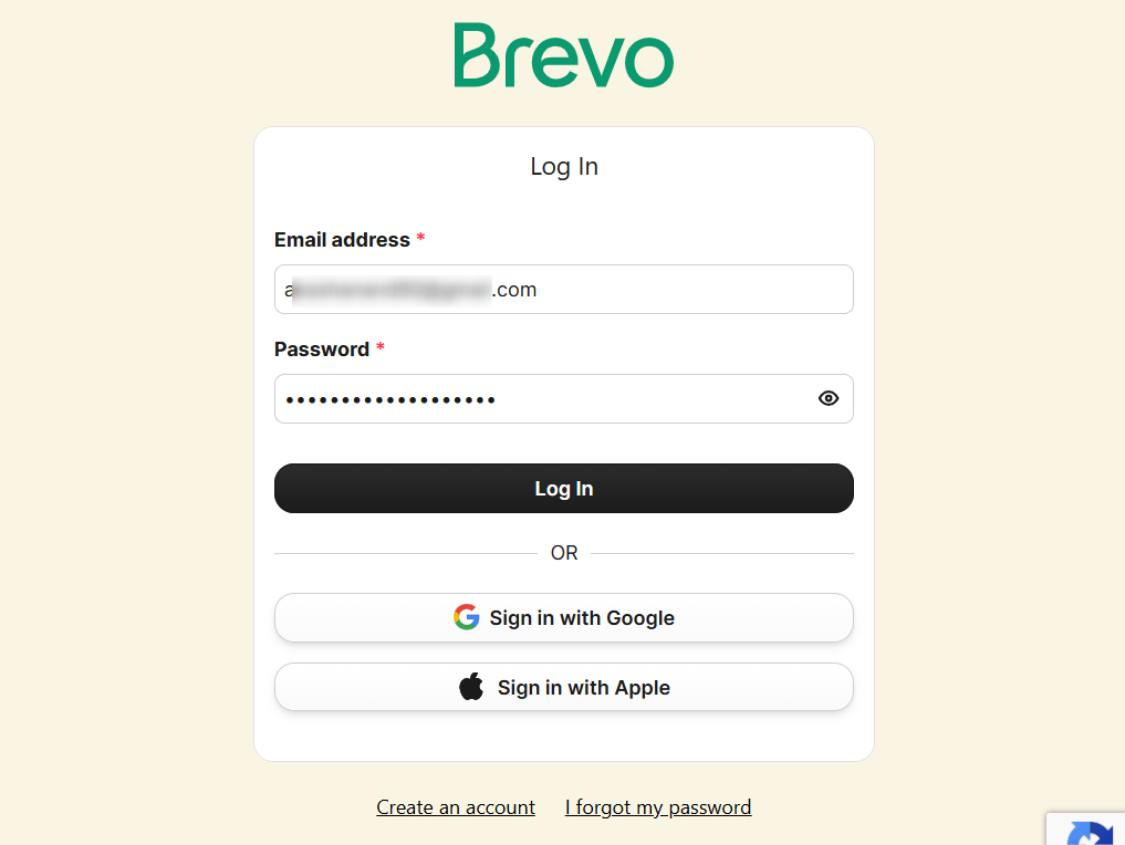 Brevo login