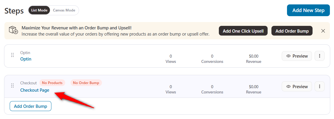 Edit your checkout page