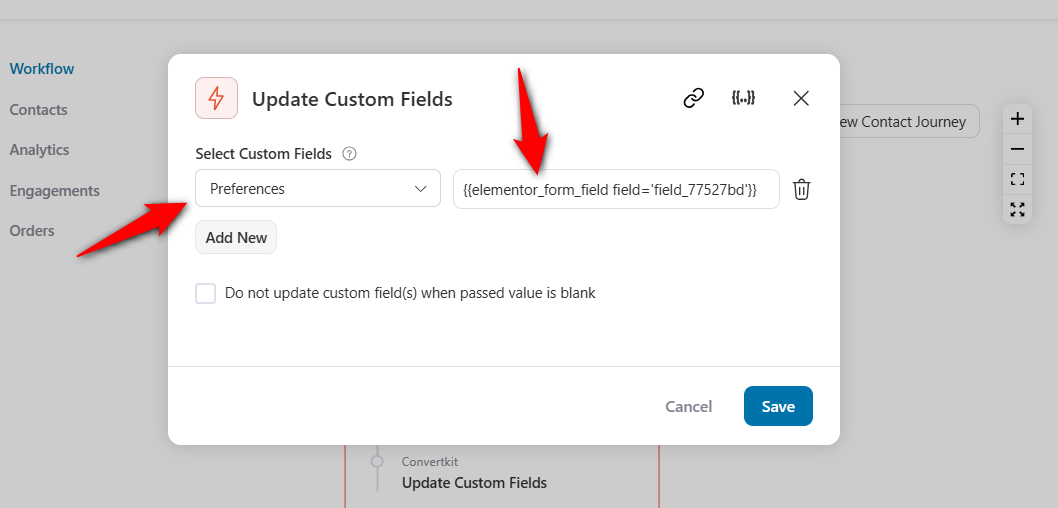 WooCommerce ConvertKit Integration Use Case - update custom fields when a form gets submitted