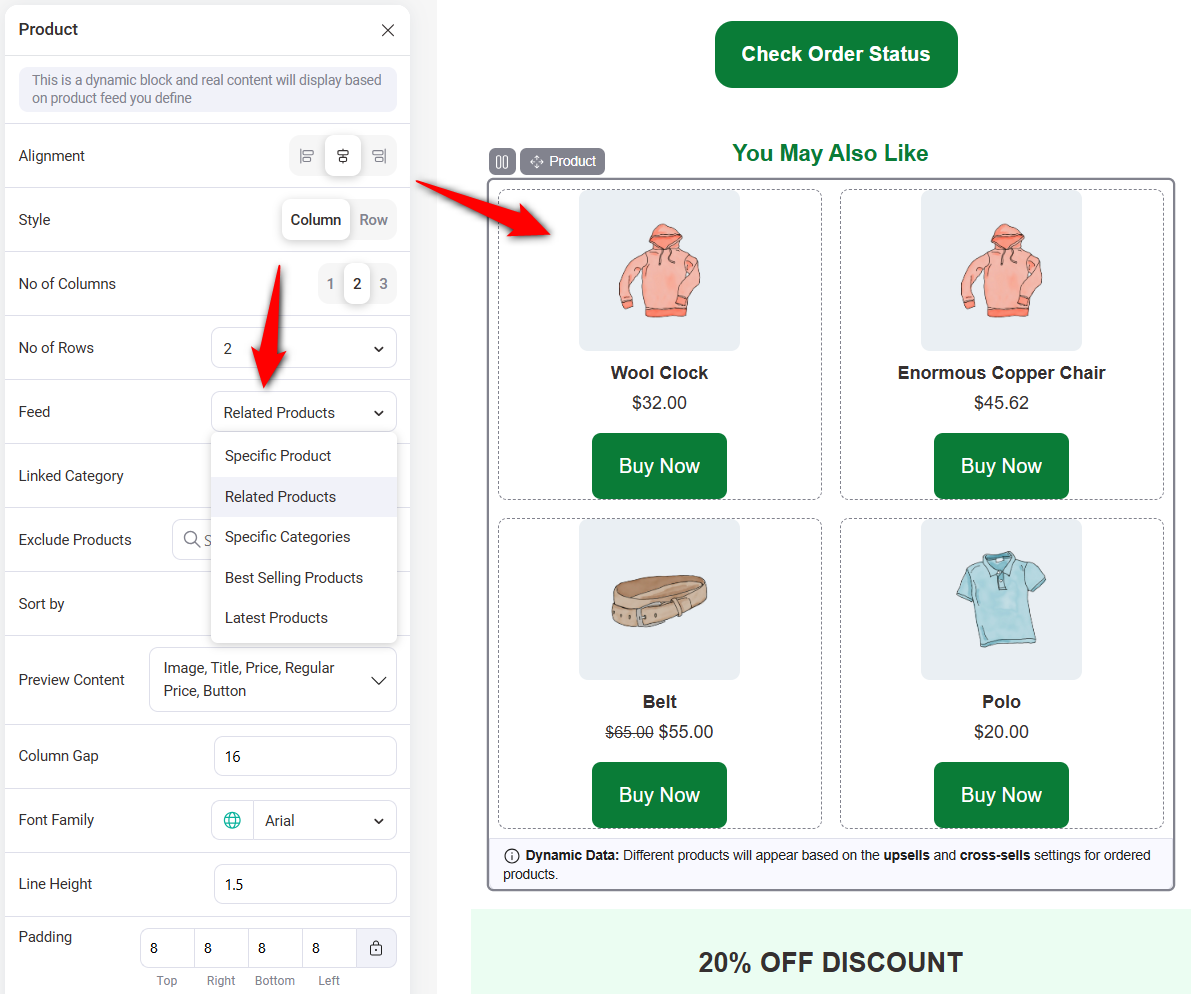 show product recommendations in your transactional emails woocommerce