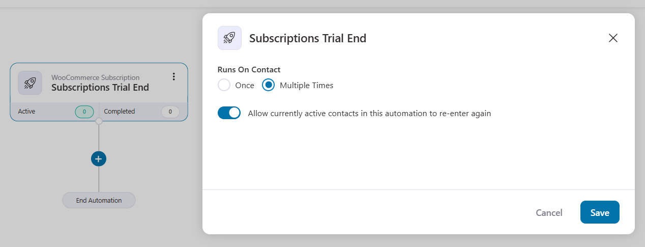 Subscriptions trial end event to remind users about their trial ending and encourage them to become paying customers