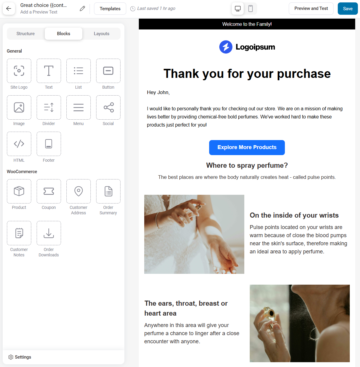 Design beautiful woocommerce custom emails per product