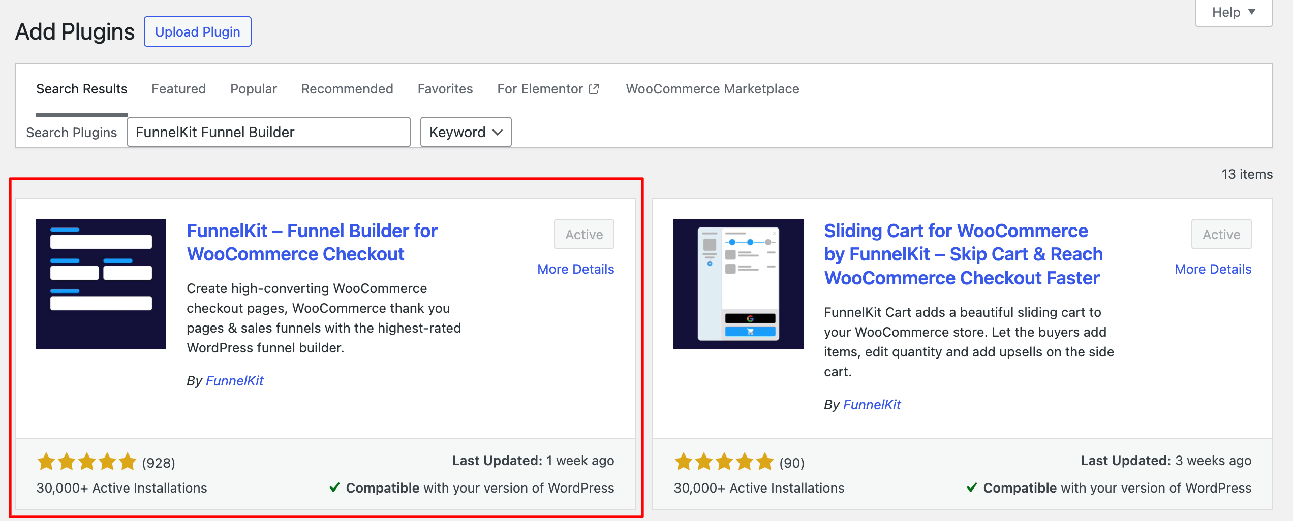 install funnelkit funnel builder