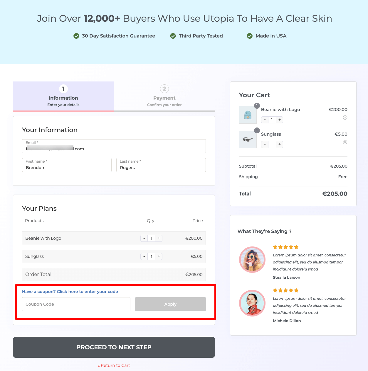 coupon field on WooCommerce checkout on a custom place