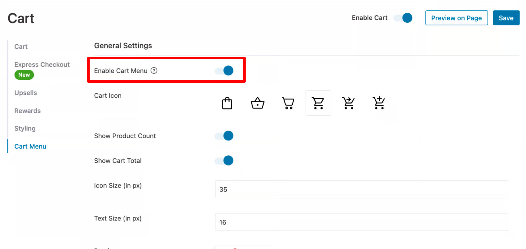 enable woocommerce cart menu - WooCommerce add cart icon to menu