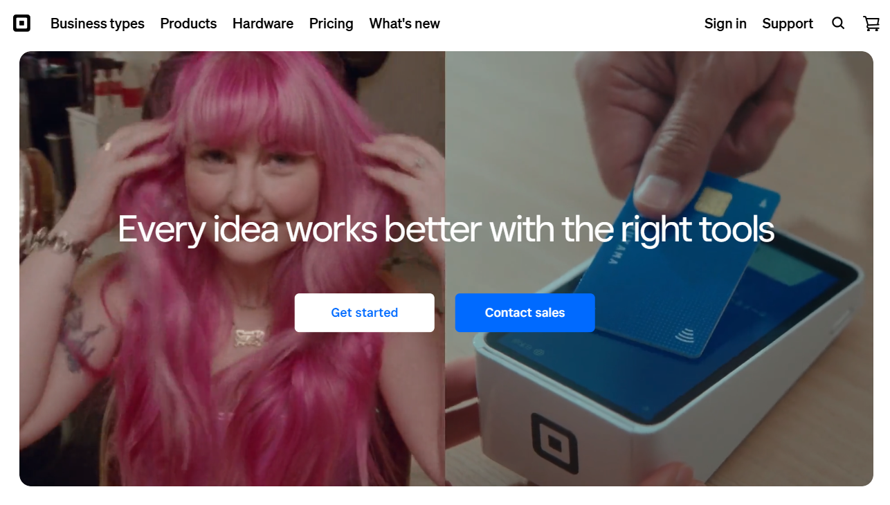 Square payment gateway