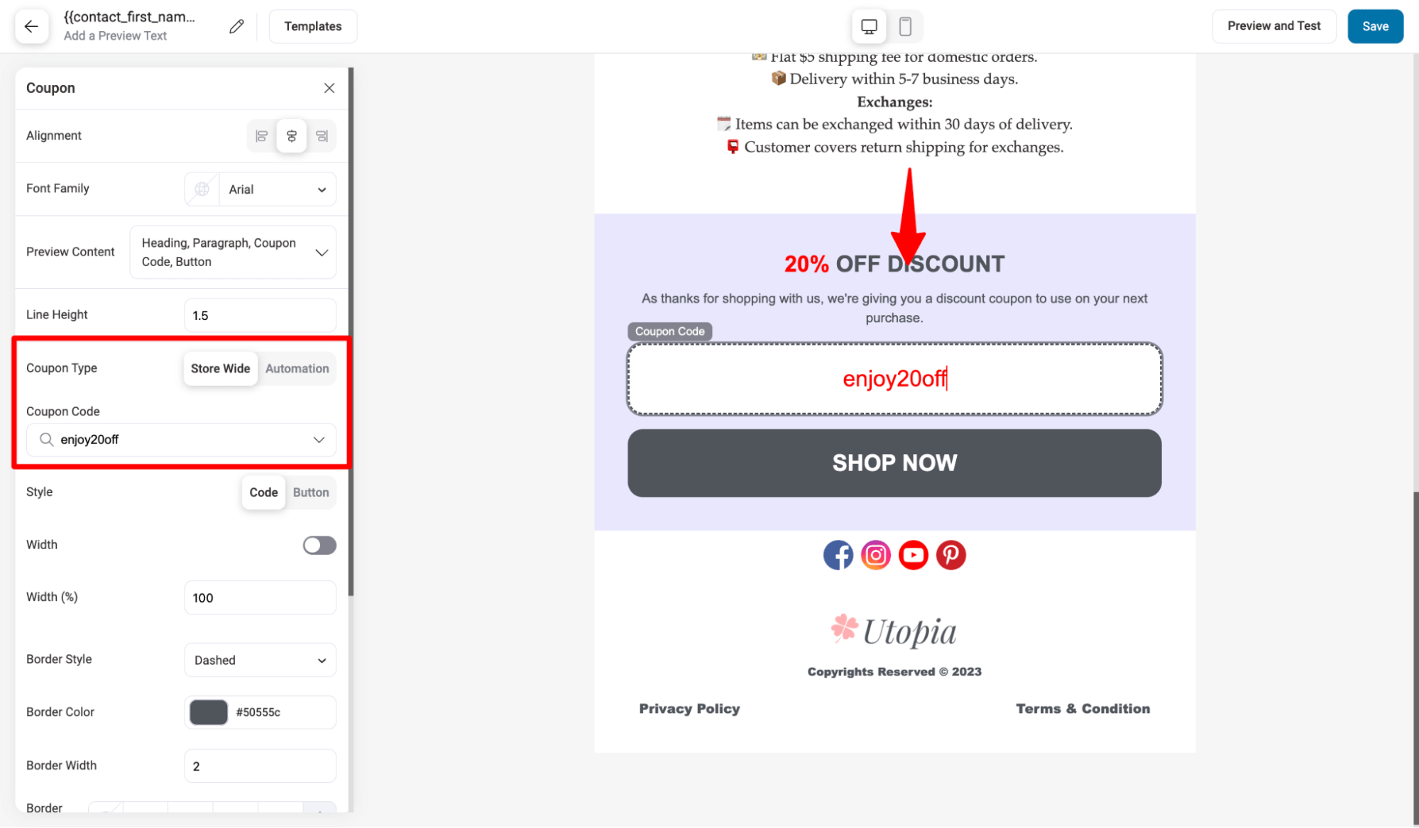 add discount code to WooCommerce emails