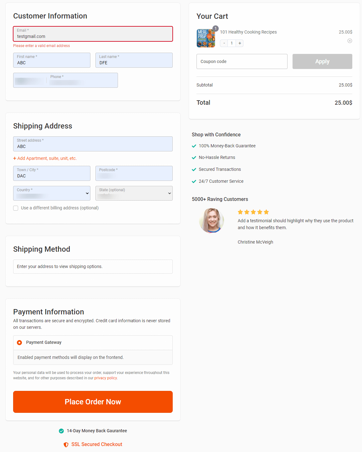 checkout by funnelkit