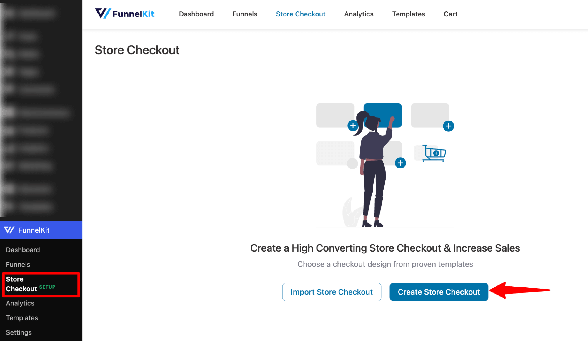 create store checkou using FunnelKit Funnel Builder