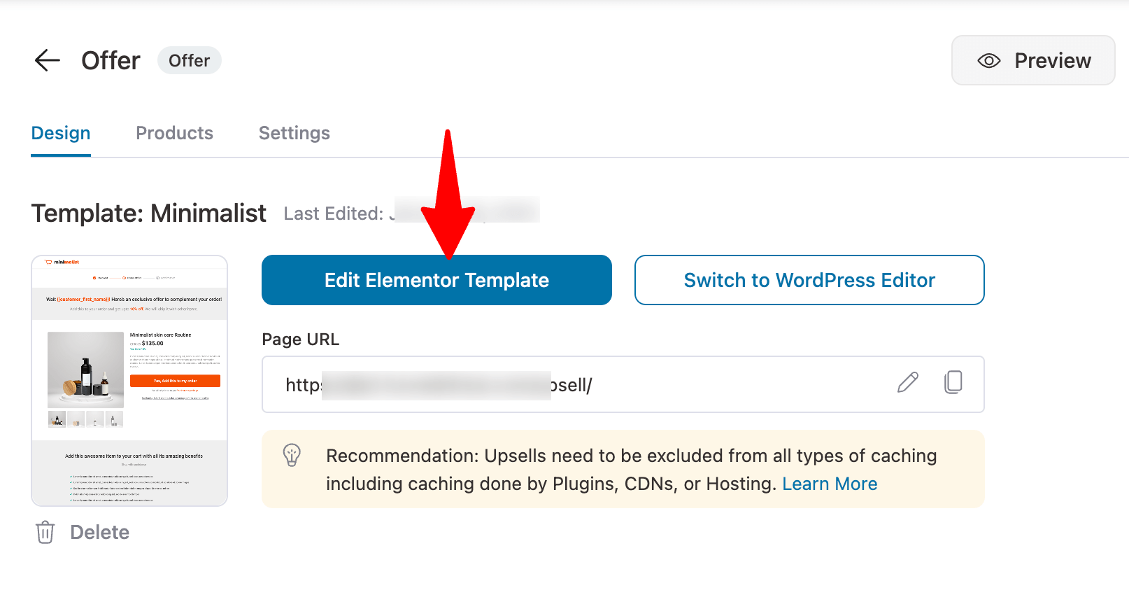 hit elementor template to customize checkout page