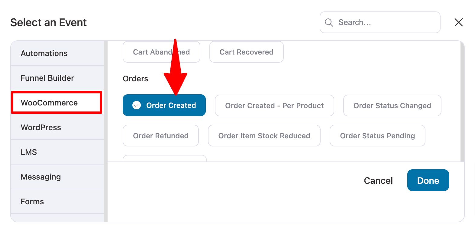 hit order created