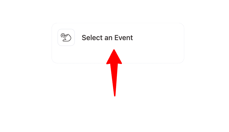 hit select an event