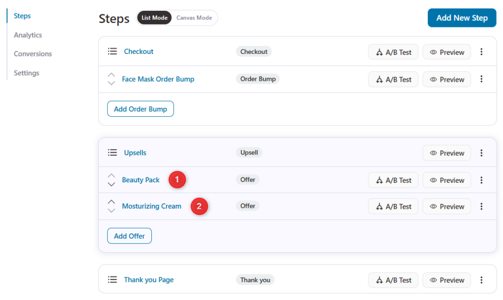 Dynamic Offer Path - FunnelKit