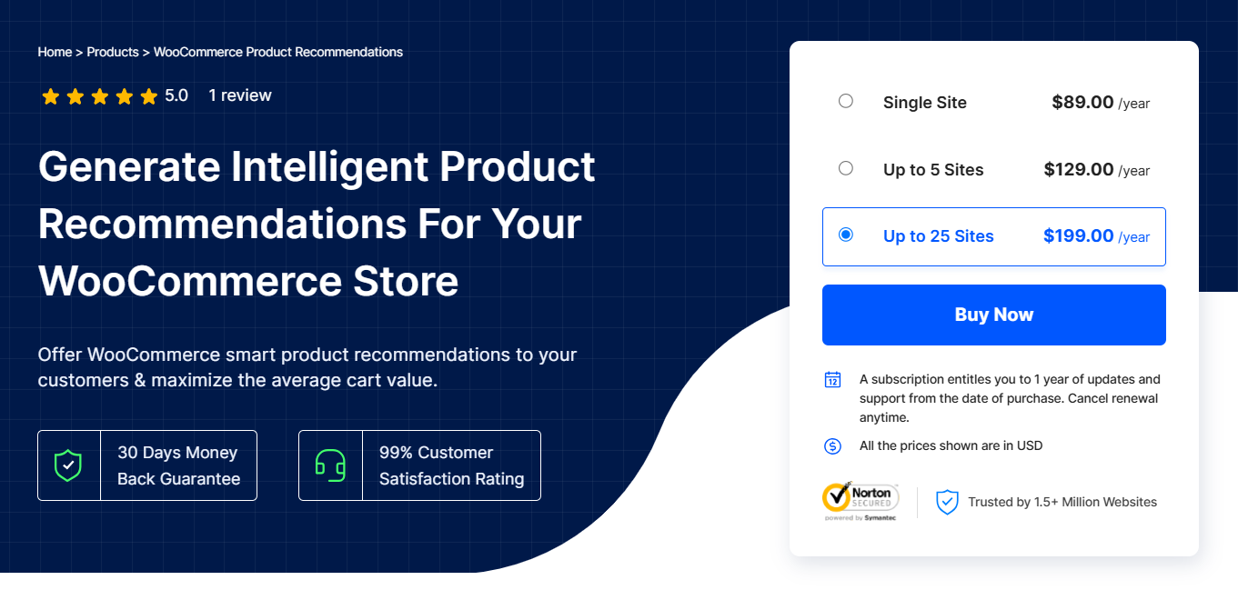 WooCommerce product recommendations plugin