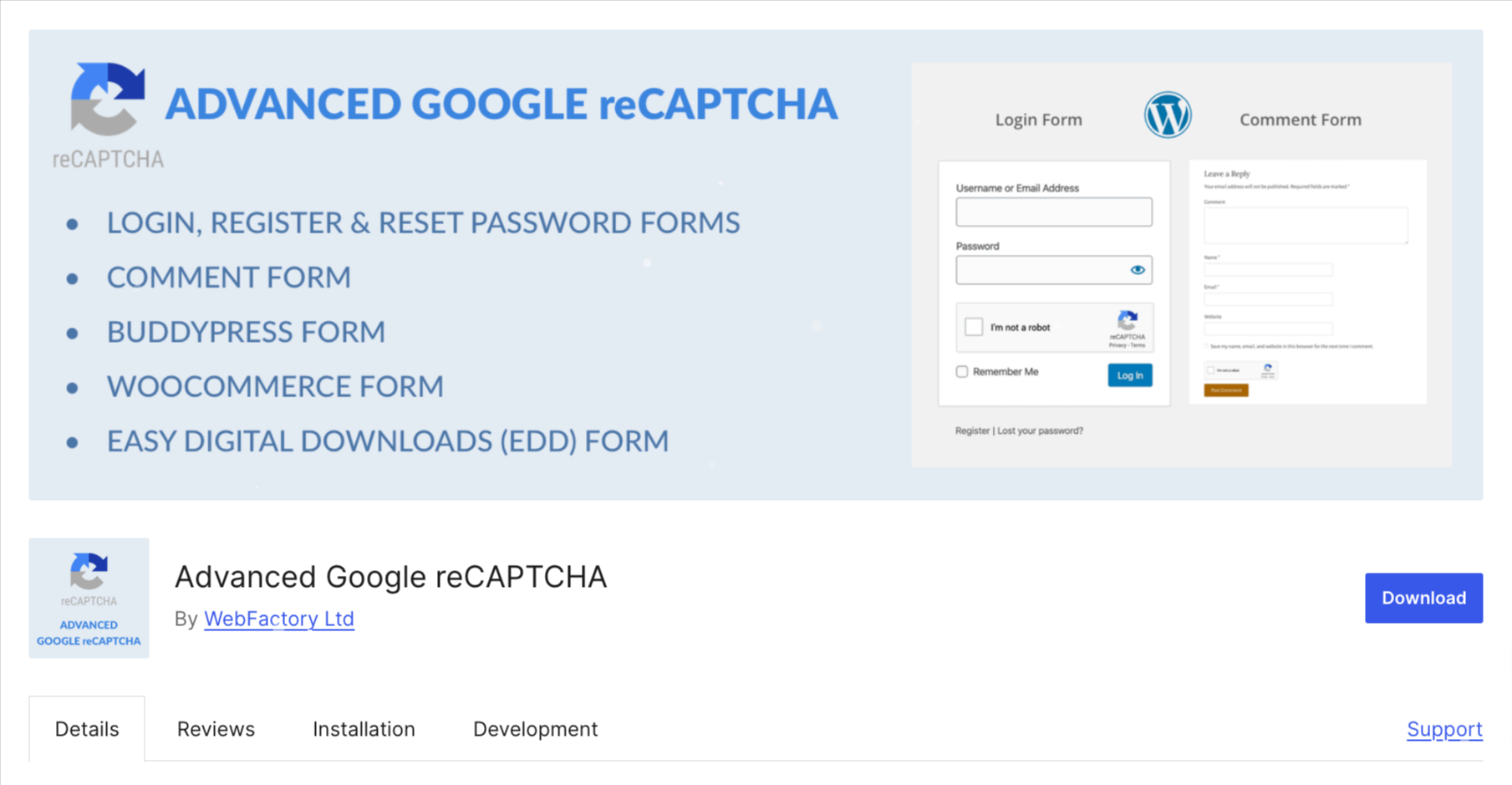 Advanced Google reCAPTCHA - Secure Checkout Form with Captcha