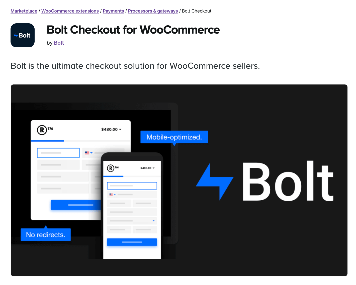 Bolt Checkout for WooCommerce - Optimized Checkout With Fraud Detection