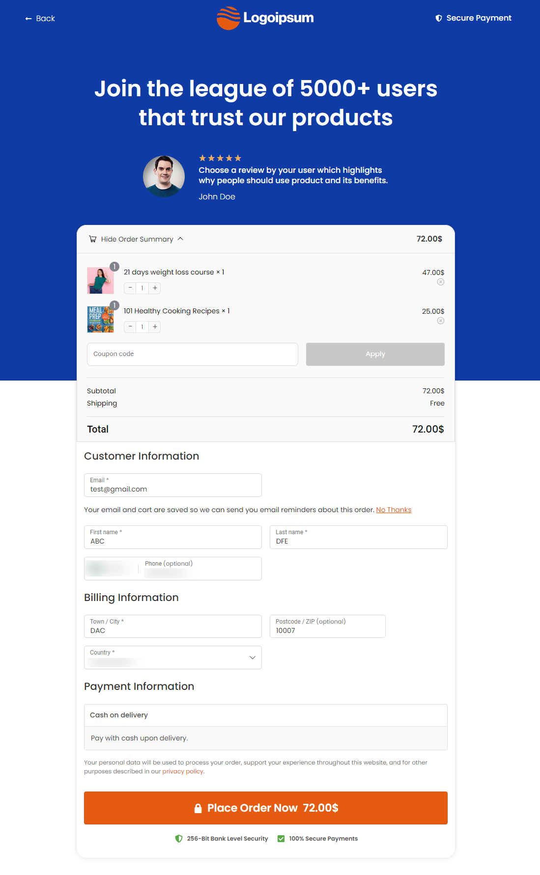 Remove Checkout Fields in WooCommerce