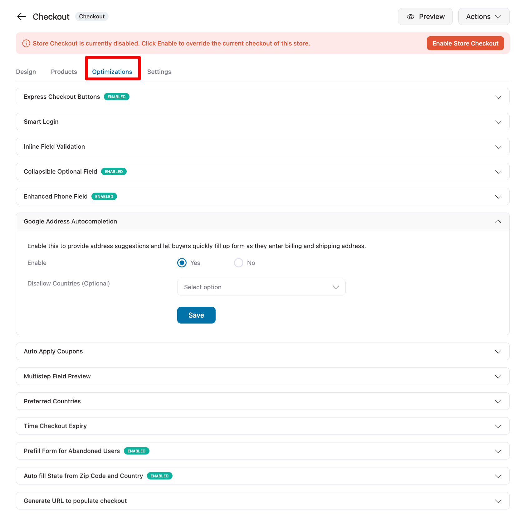 WooCommerce Bricks builer checkout page optimizations