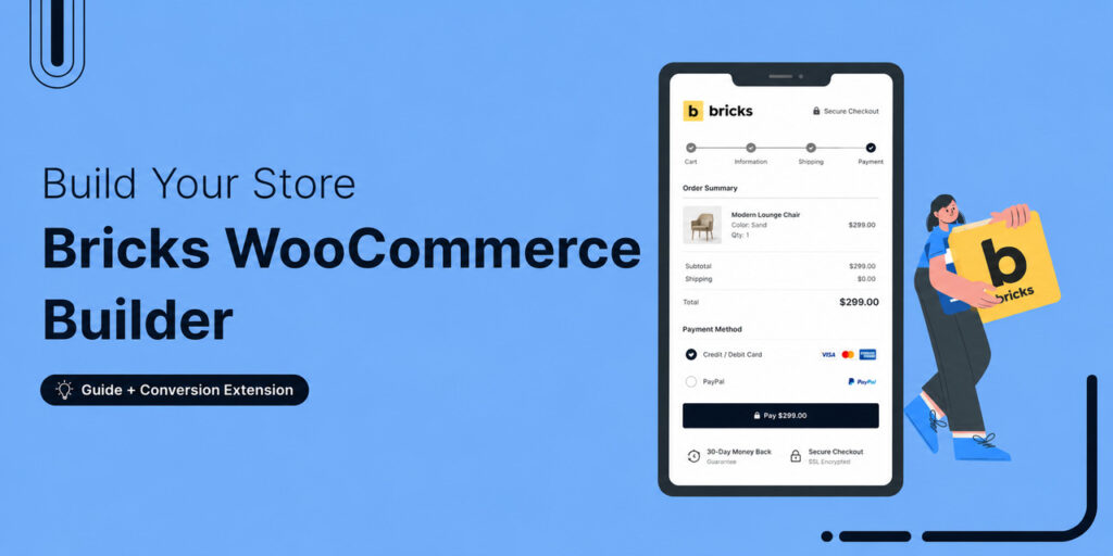 bricks woocommerce - funnelkit