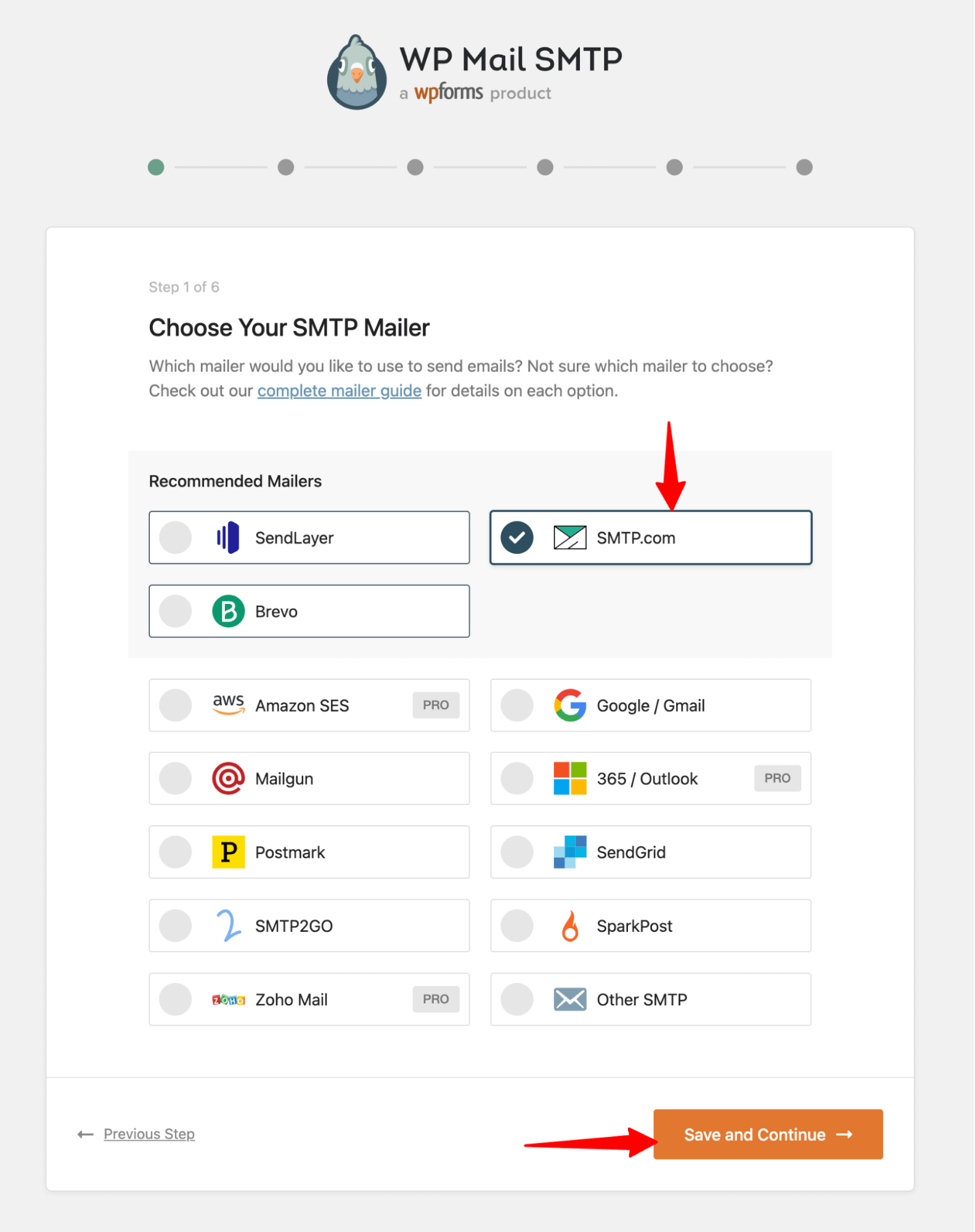 choose SMTP.com