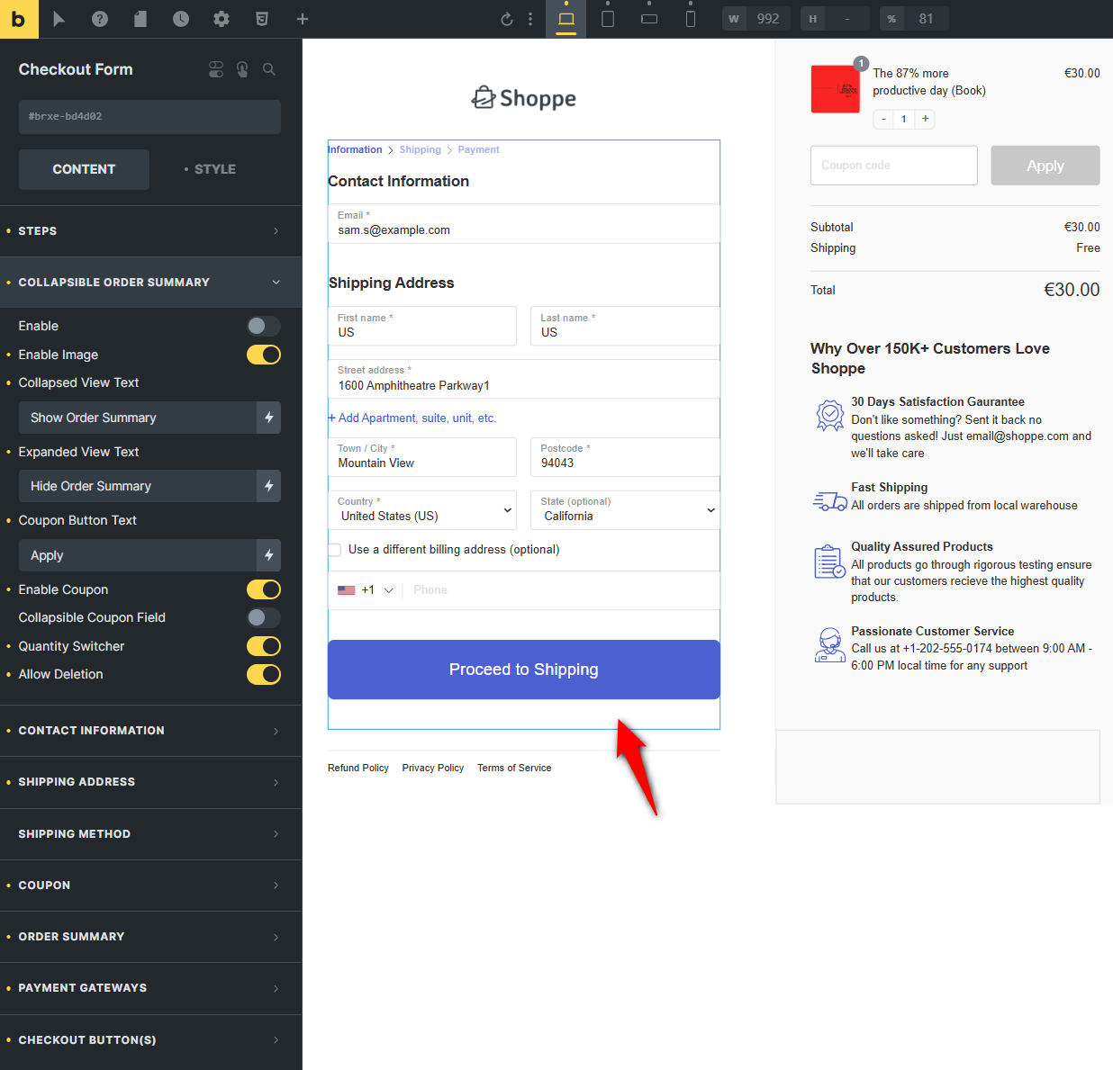 checkout form customization with bricks - FunnelKit Funnel Builder 3.6 