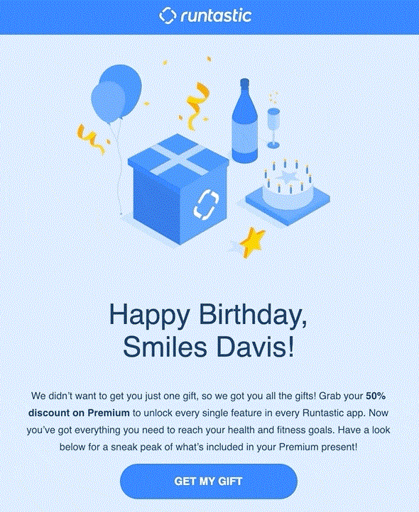 Example of WooCommerce Birthday Coupons