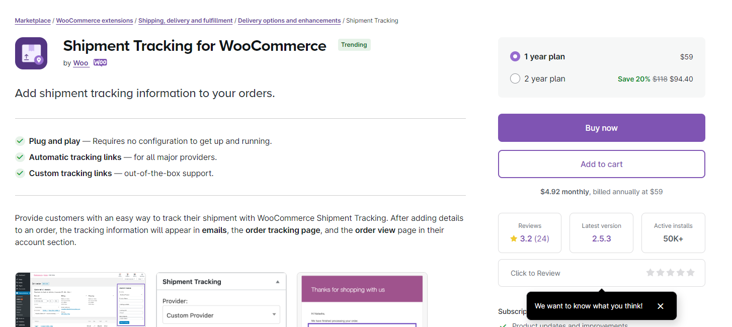 Shipment Tracking for WooCommerce