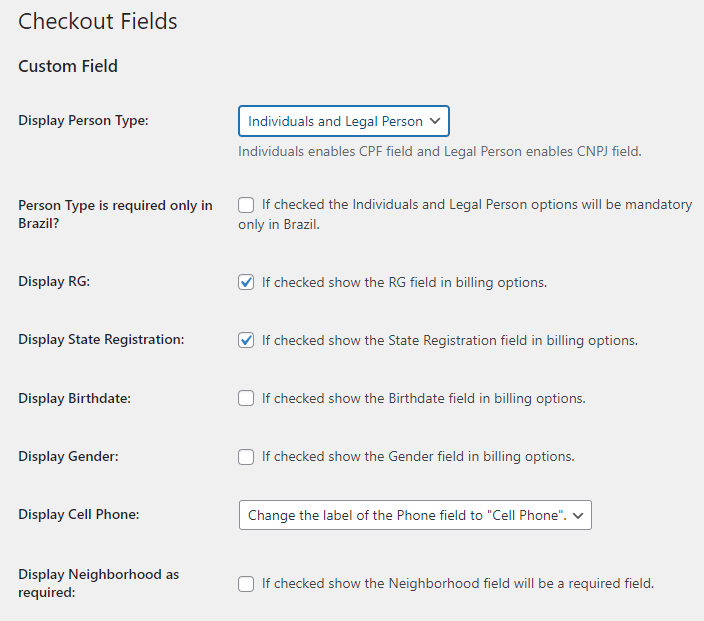 custom field validation