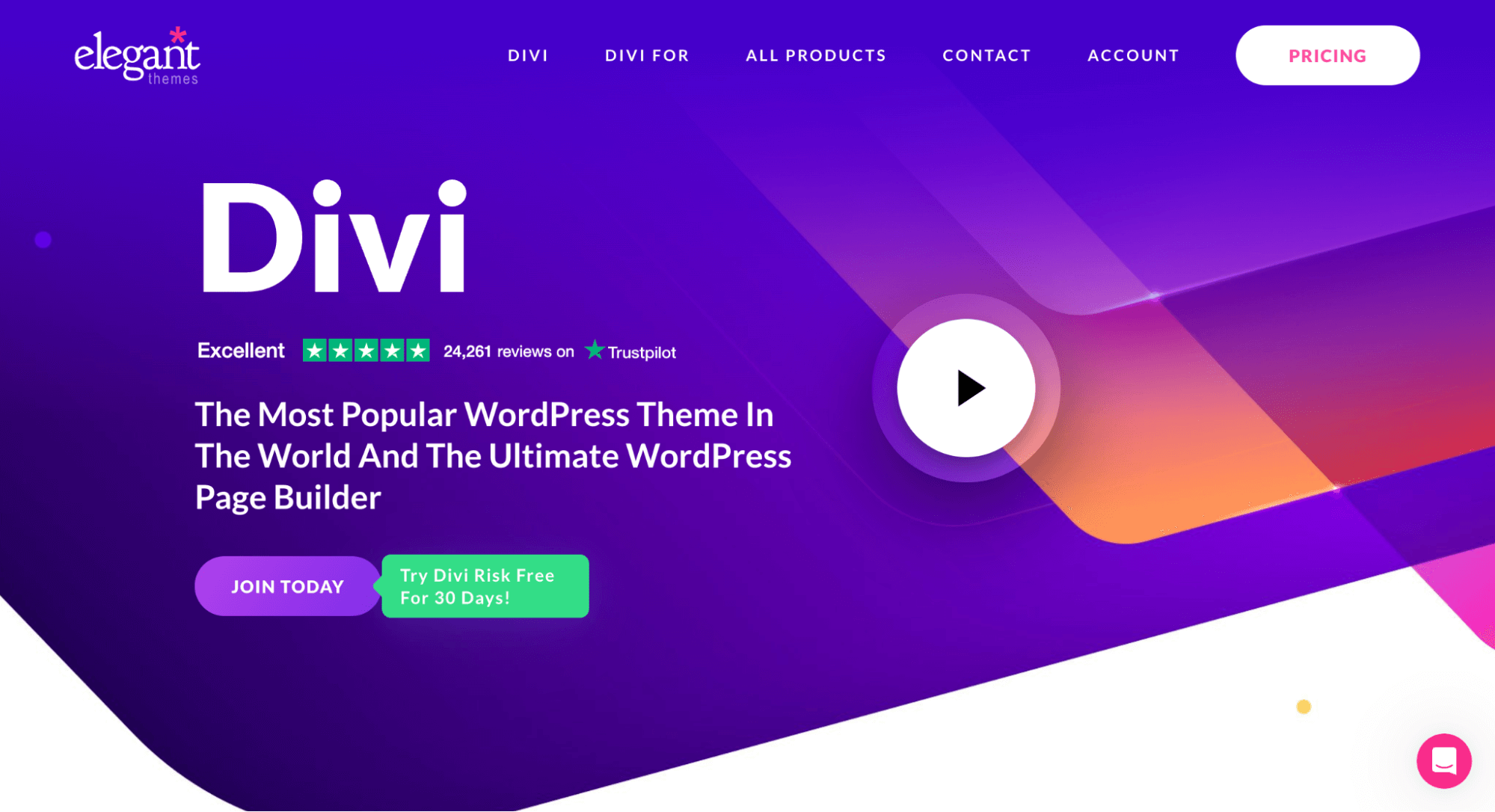 Divi page builder